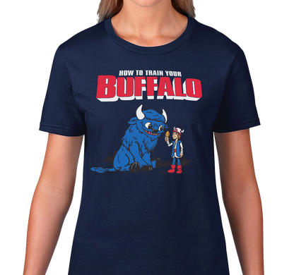 Ladies T-Shirt, Heather Navy (100% cotton)