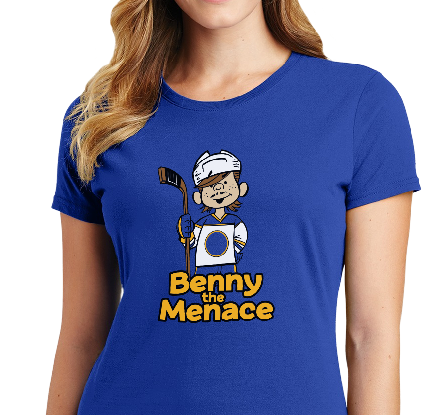 Ladies T-Shirt, Royal (100% cotton)
