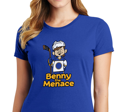 Ladies T-Shirt, Royal (100% cotton)