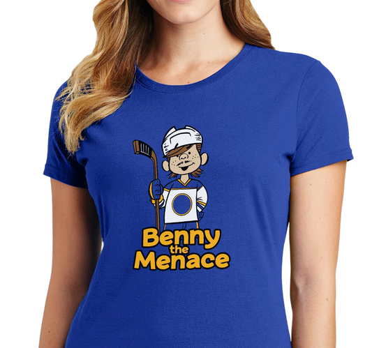 Ladies T-Shirt, Royal (100% cotton)