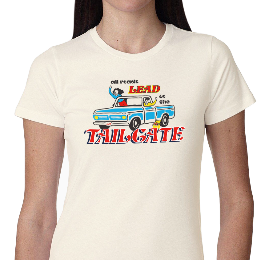Ladies T-Shirt, Vintage White (100% cotton)