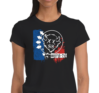 Ladies T-Shirt, Black (100% cotton)