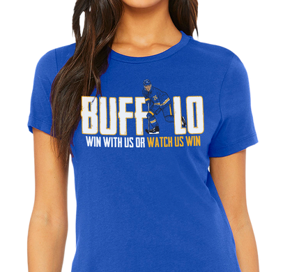 Ladies T-Shirt, Royal (100% cotton)