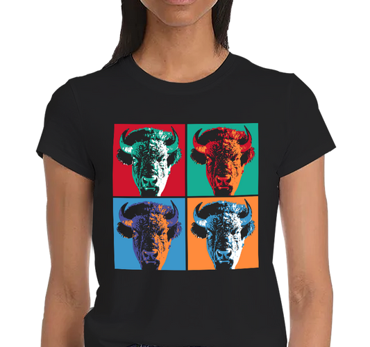 Ladies T-Shirt, Black (100% cotton)