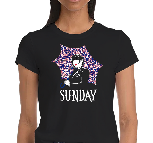 "Sunday" Ladies T-Shirt (Mafia Prints Edition)