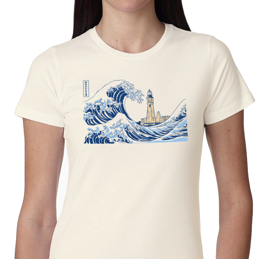 Ladies T-Shirt, Vintage White (100% cotton)