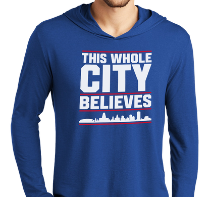 Lightweight Hoody, Deep Royal (52% cotton, 48% polyester)