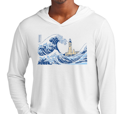 Lightweight Hoody, White (50% polyester, 25% cotton, 25% rayon)