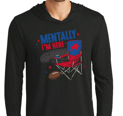 Lightweight Hoody, Black (50% polyester, 25% cotton, 25% rayon)