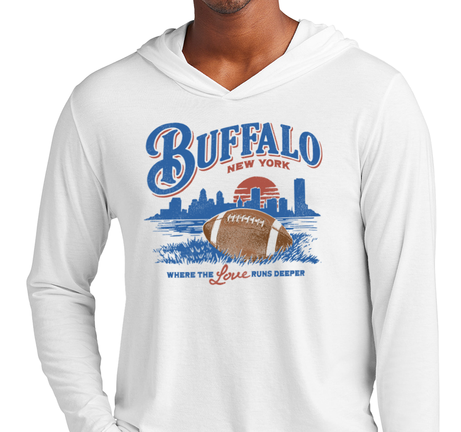 Lightweight Hoody, White (50% polyester, 25% cotton, 25% rayon)