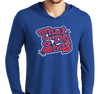 Lightweight Hoody, Deep Royal (52% cotton, 48% polyester)