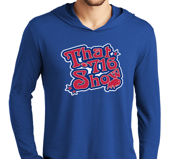 Lightweight Hoody, Deep Royal (52% cotton, 48% polyester)