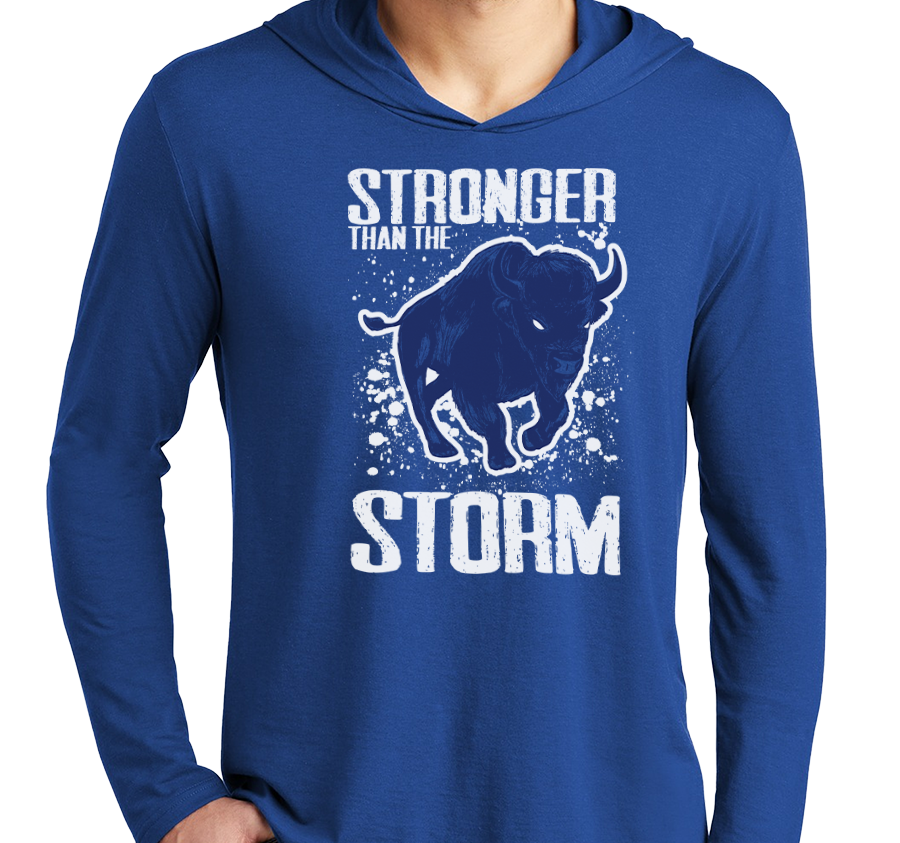 Lightweight Hoody, Deep Royal (52% cotton, 48% polyester)