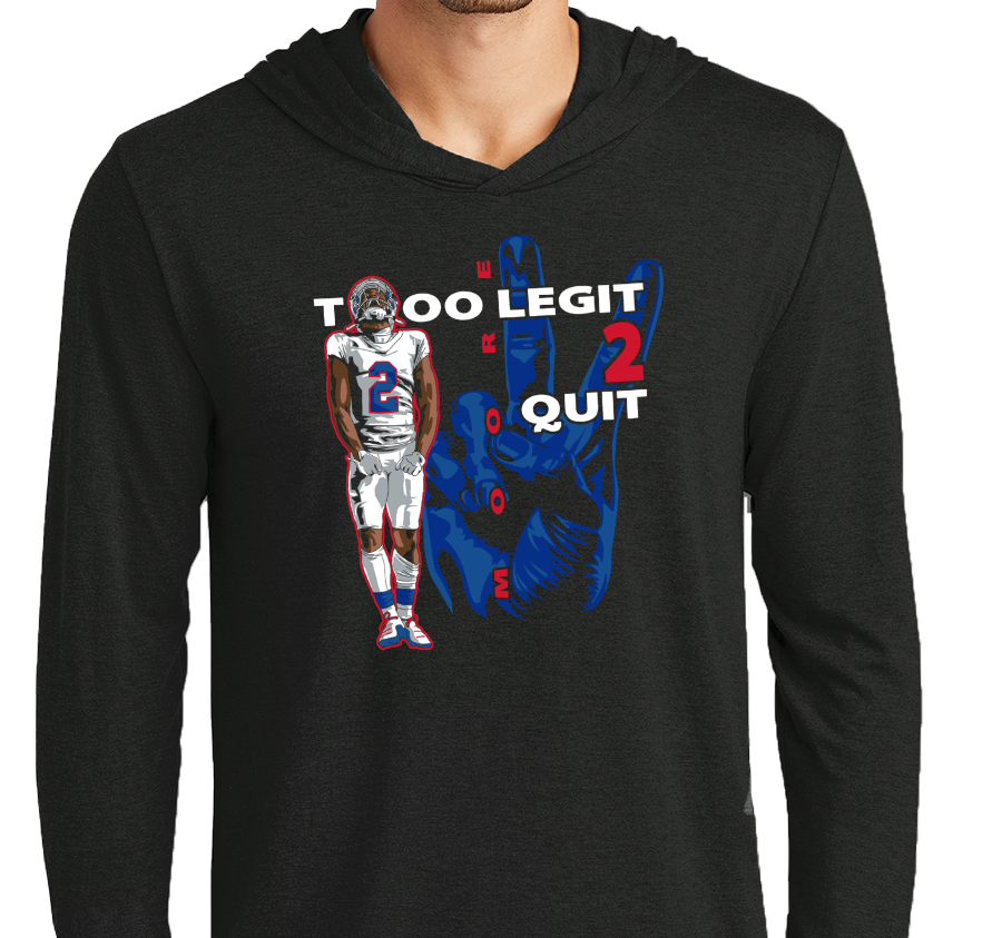 Lightweight Hoody, Black (50% polyester, 25% cotton, 25% rayon)