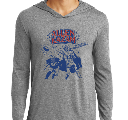 Lightweight Hoody, Gray Frost (50% polyester, 25% cotton, 25% rayon)