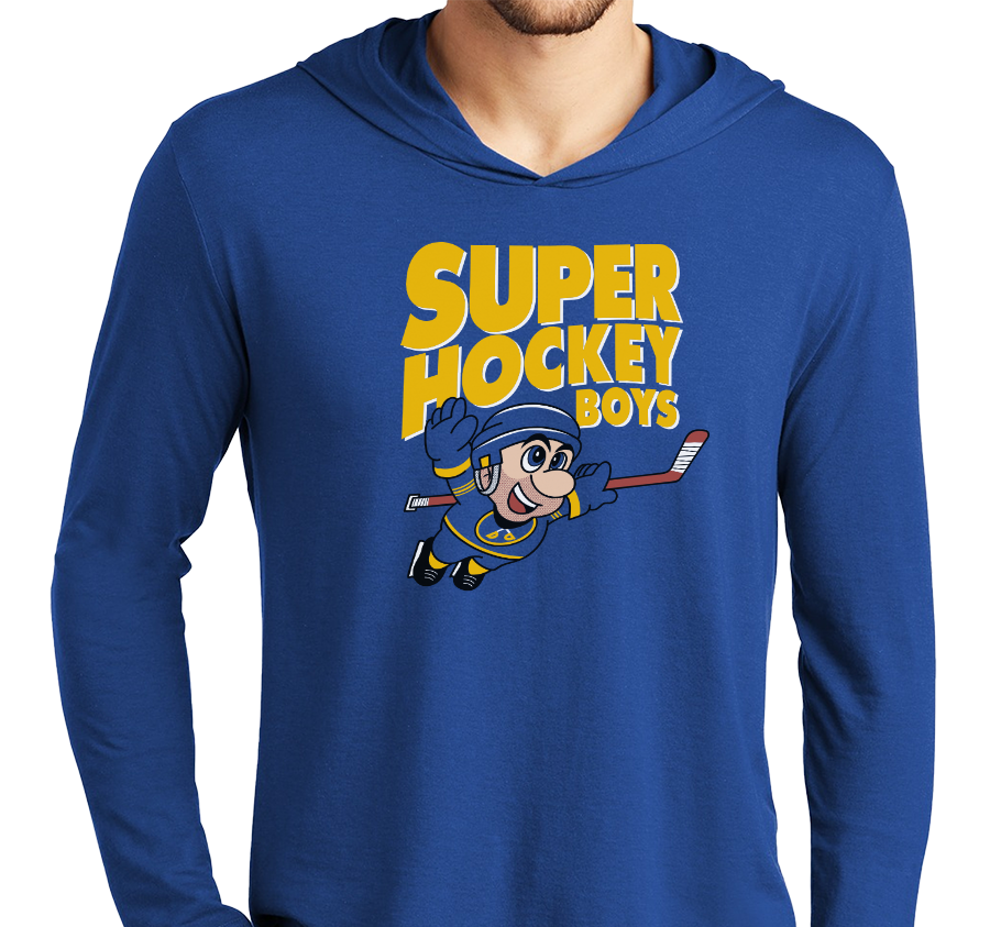 Lightweight Hoody, Deep Royal (52% cotton, 48% polyester)