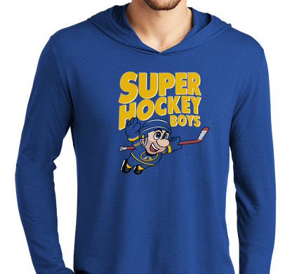 Lightweight Hoody, Deep Royal (52% cotton, 48% polyester)