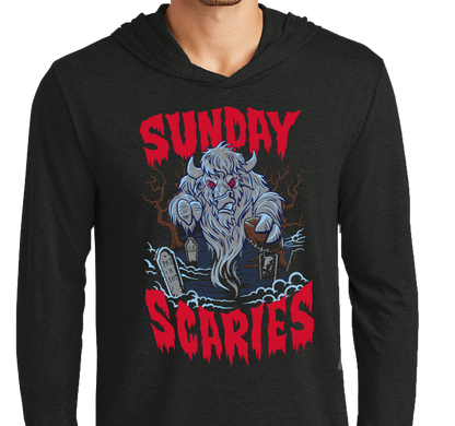 Lightweight Hoody, Black (50% polyester, 25% cotton, 25% rayon)