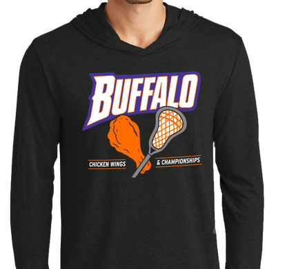 Lightweight Hoody, Black (50% polyester, 25% cotton, 25% rayon)