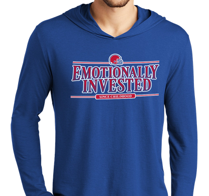 Lightweight Hoody, Deep Royal (52% cotton, 48% polyester)