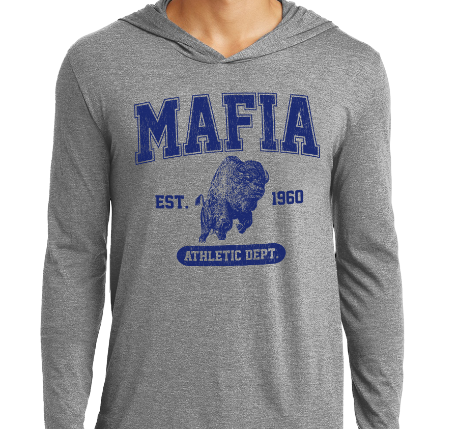 Lightweight Hoody, Gray Frost (50% polyester, 25% cotton, 25% rayon)