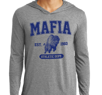 Lightweight Hoody, Gray Frost (50% polyester, 25% cotton, 25% rayon)