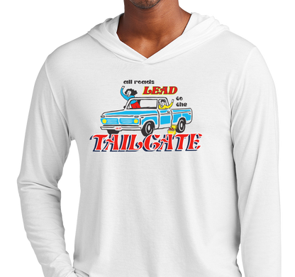 Lightweight Hoody, White (50% polyester, 25% cotton, 25% rayon)