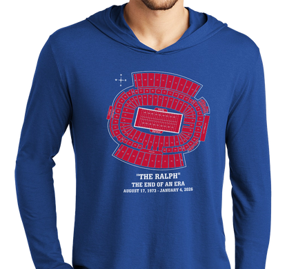 Lightweight Hoody, Deep Royal (52% cotton, 48% polyester)