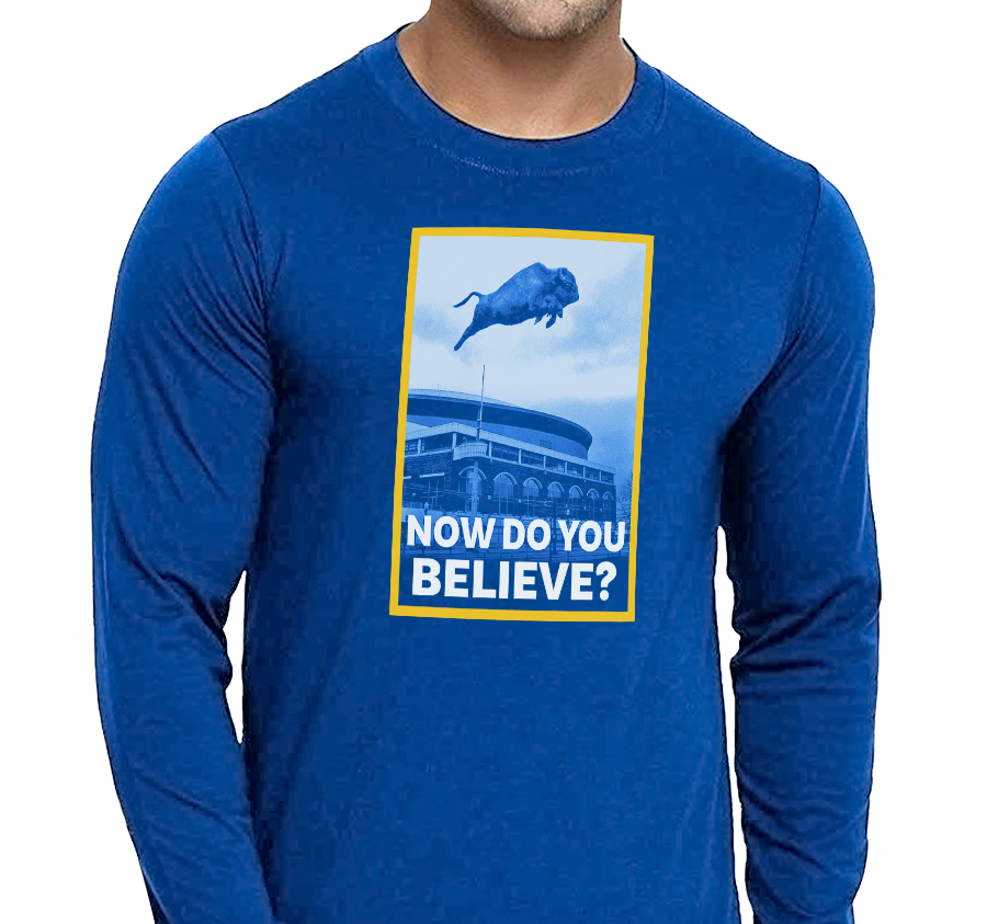 Unisex Longsleeve, Royal (100% cotton)