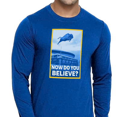 Unisex Longsleeve, Royal (100% cotton)
