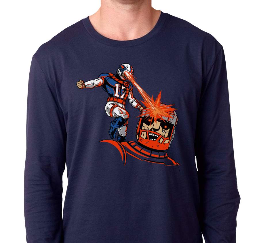 Unisex Longsleeve, Navy (100% cotton)