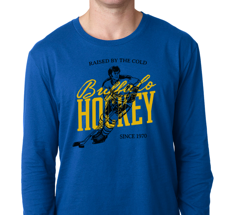 Unisex Longsleeve, Royal (100% cotton)