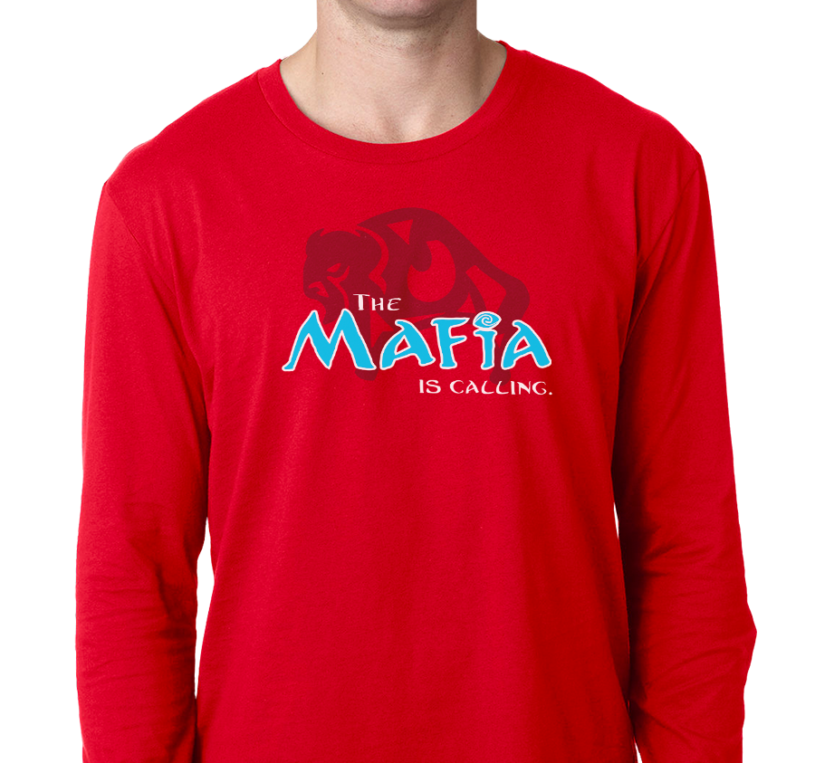 Unisex Longsleeve, Red (100% cotton)