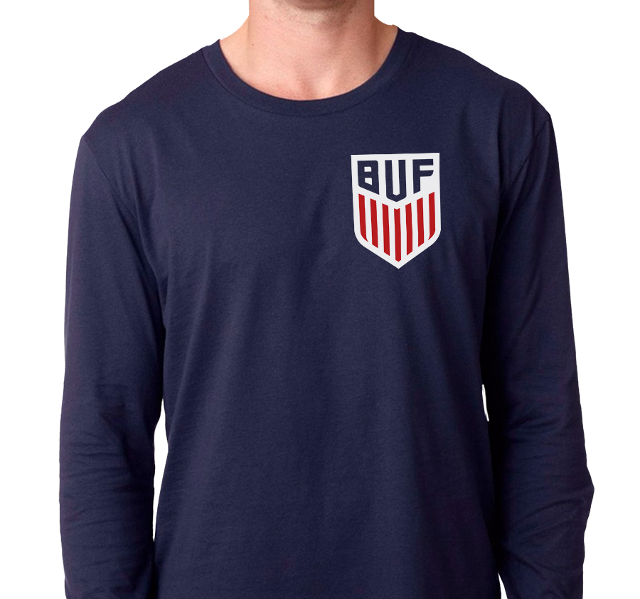 Unisex Longsleeve, Navy (100% cotton)