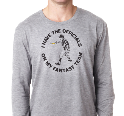 Unisex Longsleeve, Heather Gray (90% cotton, 10% polyester)