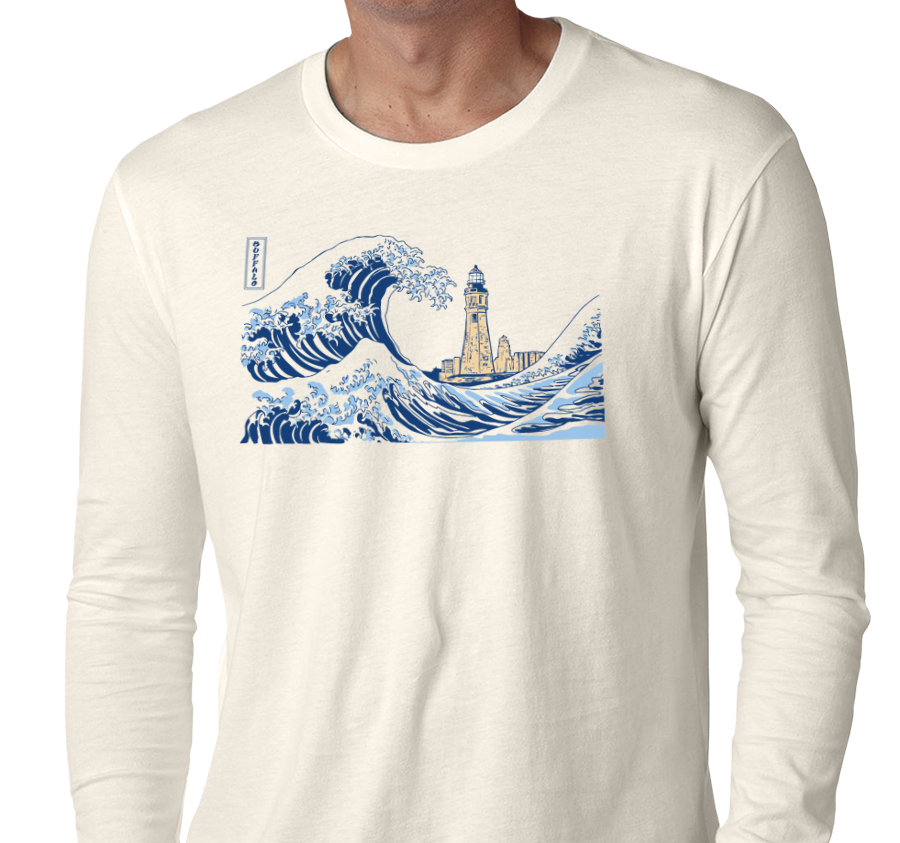 Unisex Longsleeve, Natural (100% polyester)