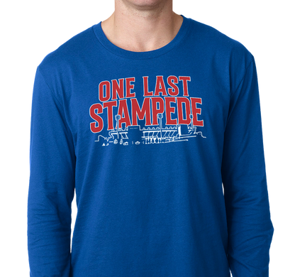 Unisex Longsleeve, Royal (100% cotton)