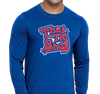 Unisex Longsleeve, Royal (100% cotton)