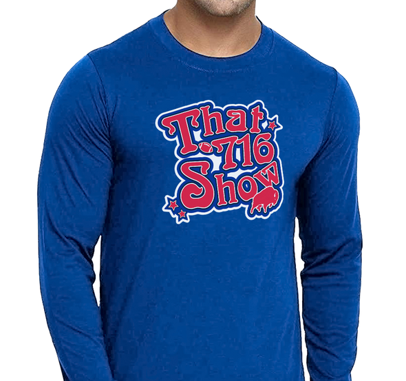 Unisex Longsleeve, Royal (100% cotton)