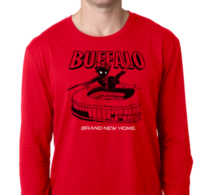 Unisex Longsleeve, Red (100% cotton)