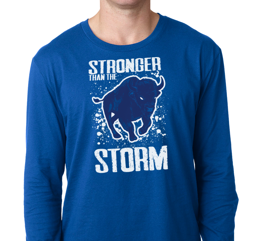 Unisex Longsleeve, Royal (100% cotton)