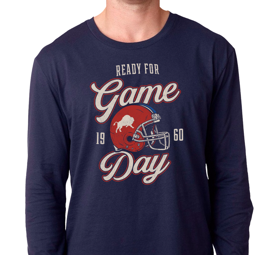 Unisex Longsleeve, Navy (100% cotton)