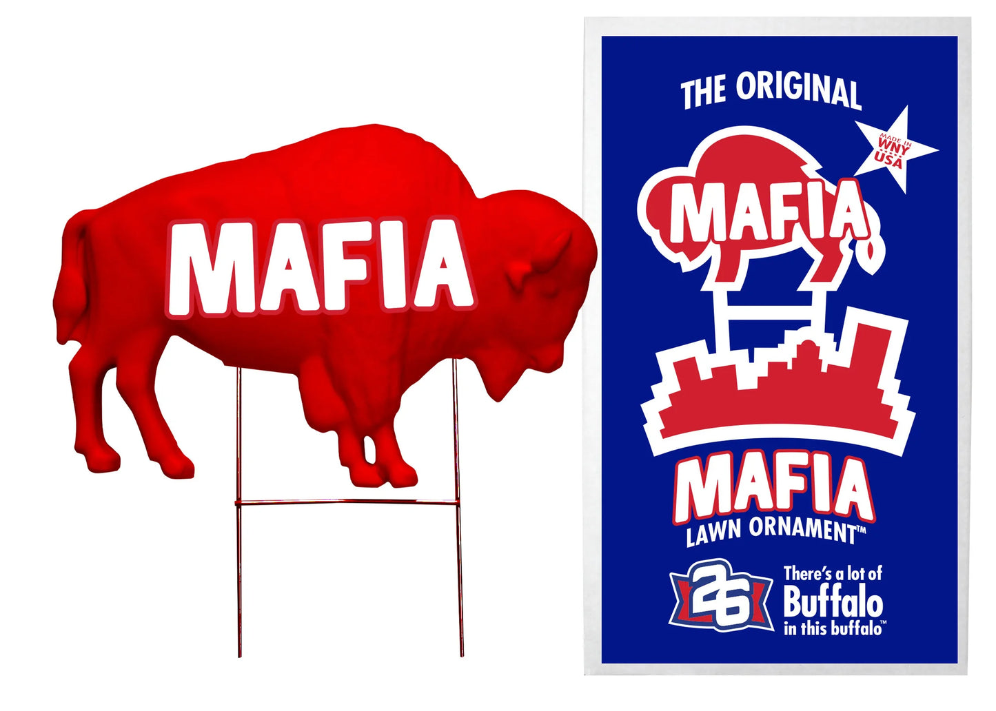 MAFIA Gear Exclusive MAFIA Buffalo Lawn Ornament