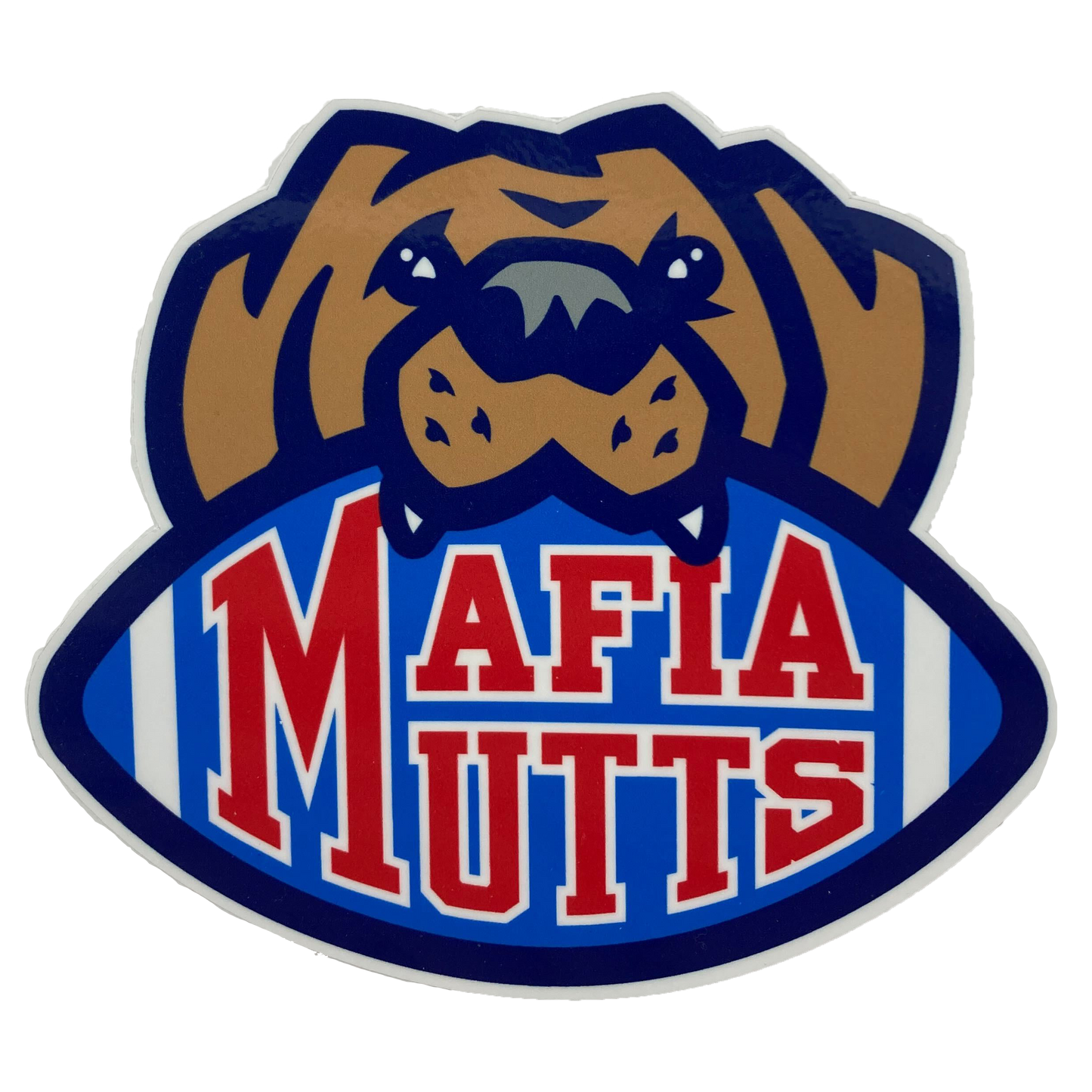 "Mafia Mutts" Decal (4.25" x 3.75")