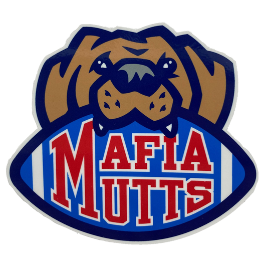 "Mafia Mutts" Decal (4.25" x 3.75")