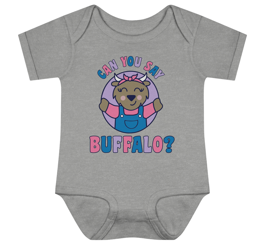 Kids Collection: "Ms. Buffalo" Baby Onesie