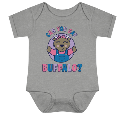 Kids Collection: "Ms. Buffalo" Baby Onesie