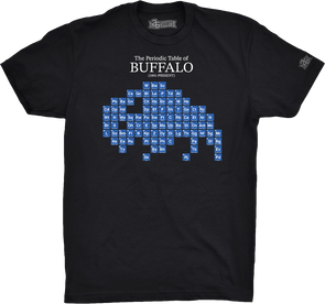 Vol 14, Shirt 7: "Periodic Table of Buffalo"