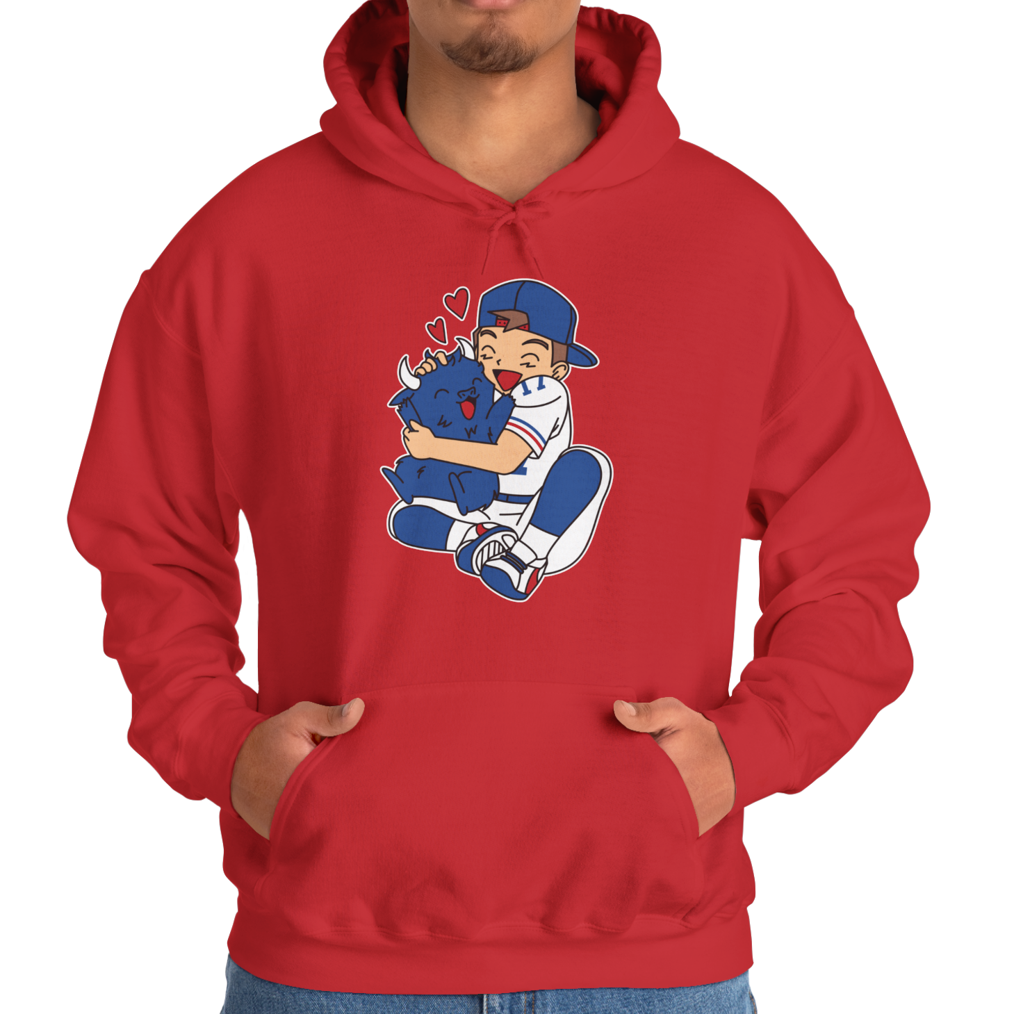 Red (50% cotton, 50% polyester)