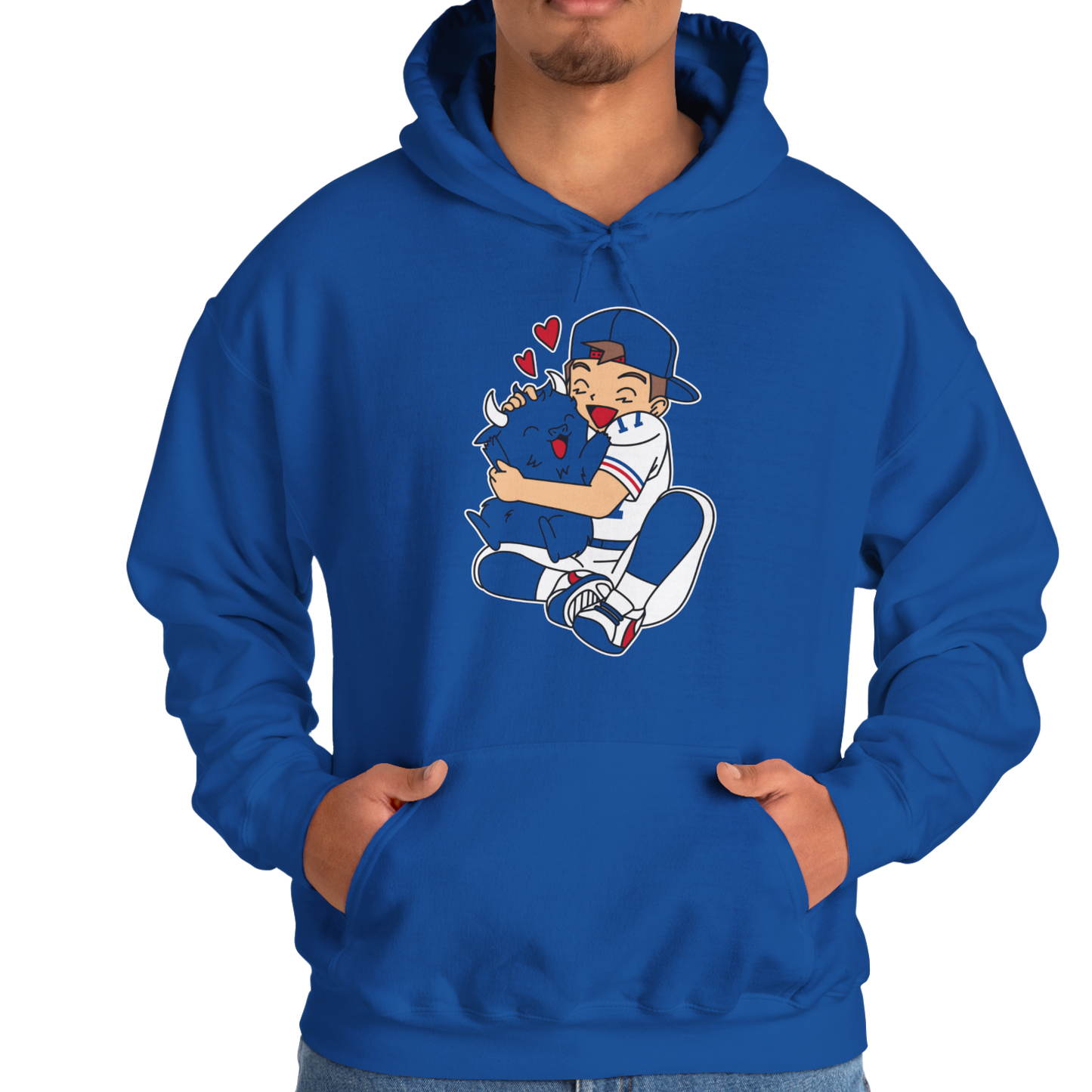 Royal (50% cotton, 50% polyester)